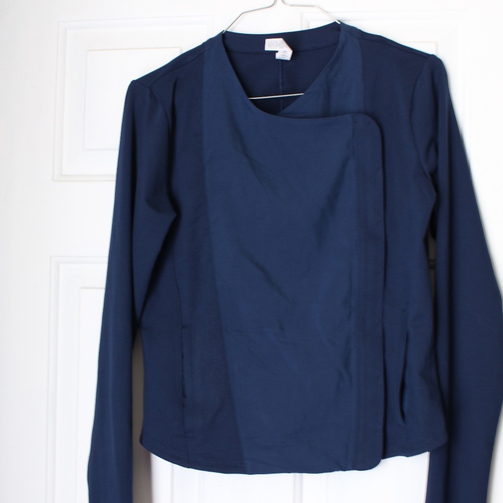 UNDER ARMOUR STUDIO BLUE FITTED JACKET SIZE SM/P